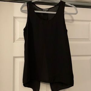 Express dressy/casual tank slit in back